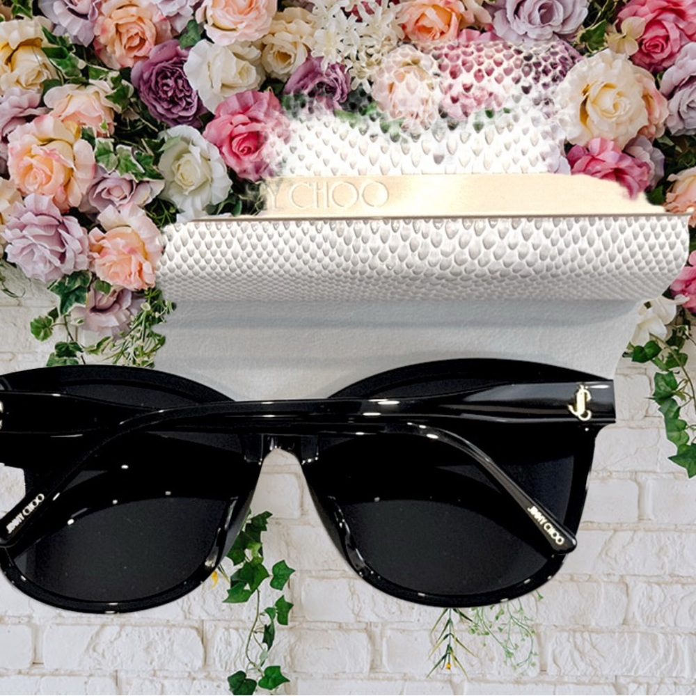 Jimmy Choo Black Sunglasses - Picture 3 of 8